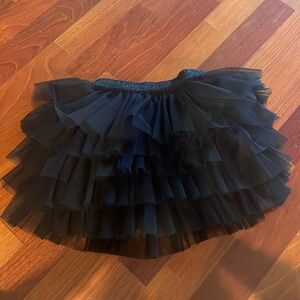 Brand new Zara girls black tutu skirt sz 7